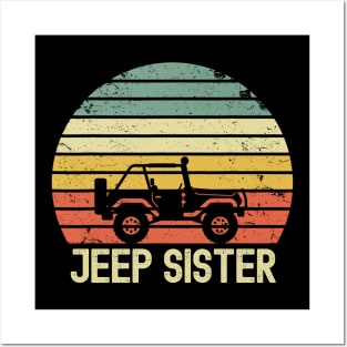 Jeep Sister Vintage Jeep Posters and Art